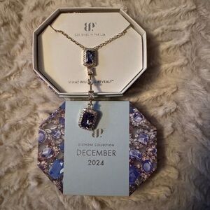 Blue Stone Pendant Necklace